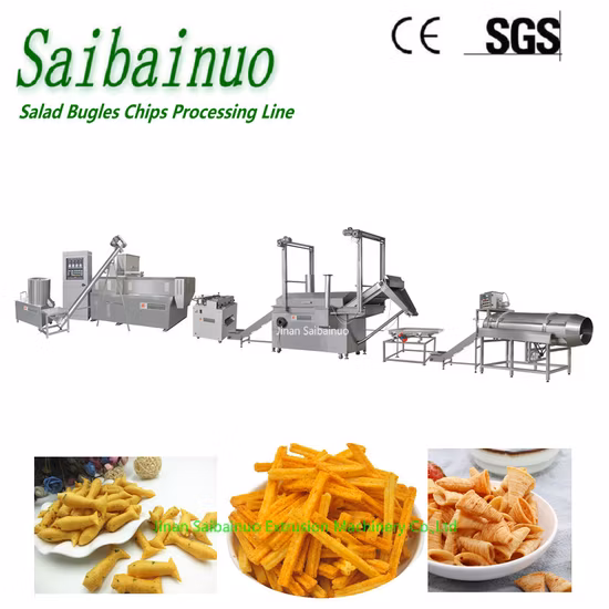 Snacks Food Making Machine Doritos Corn Chips Processing Line