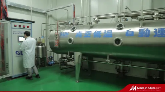 Herb Extract/Plant Extract Continuous Vacuum Belt Dryer