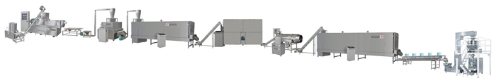 250-300kg/H Puff Snacks Making Machine Processing Line