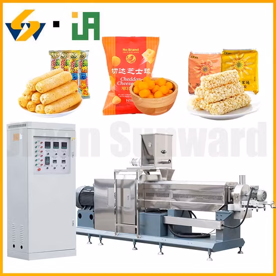 Rice Cake Puff Snack Food Cereal Snacks Bar Making Processing Line