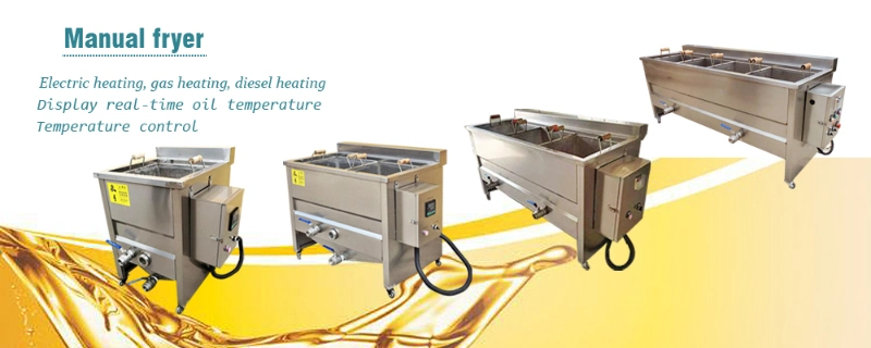 Batch Fryer Machine Gas Fryer with Temperature Control Gas Deep Fryer Commercial