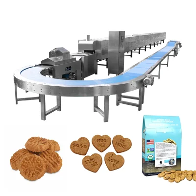 Maschine zur Herstellung von Hundekeksen, Tierfutter, Haustier-Leckerli-Hersteller, Maschinenlinie für Hundesnacks, Extruder